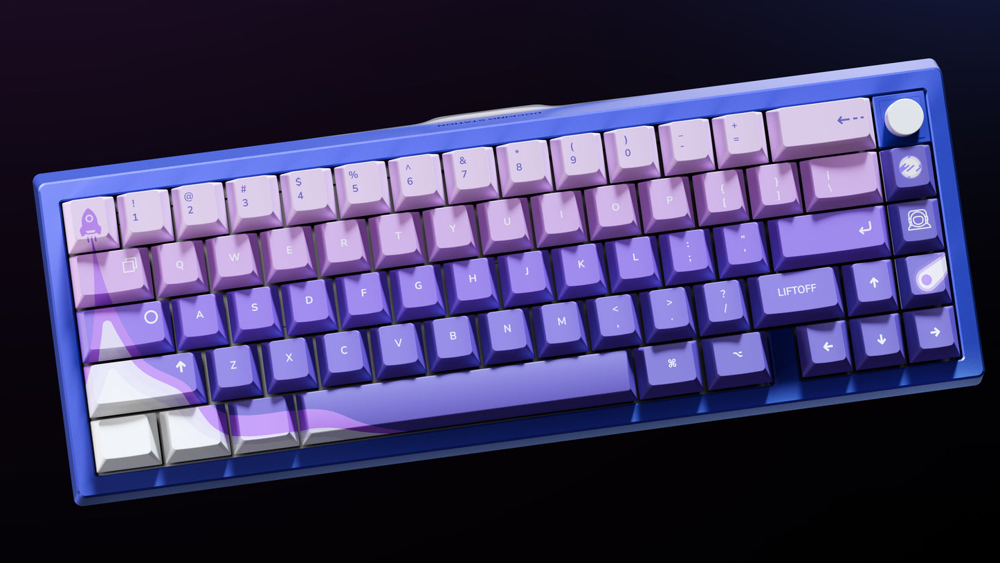 QwertyKey x Meletrix Zoom65 V3 Liftoff, custom Aluminum keyboard, Bluetooth, Wireless, QMK/VIA, full RGB