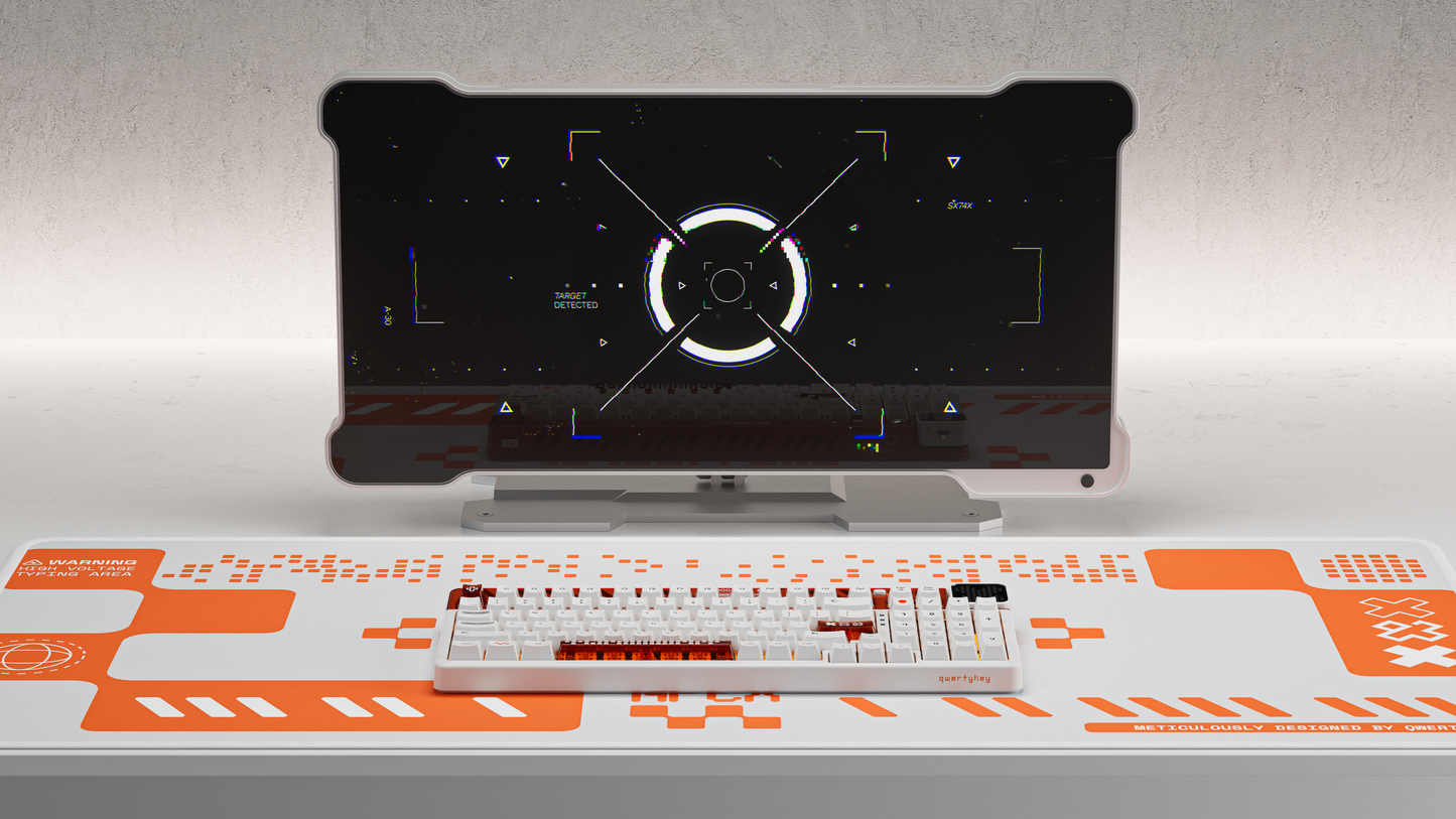 QwertyKey100 Apex Hotswap RGB Pixel Screen Bluetooth Gasket Mount Mechanical Gaming Keyboard