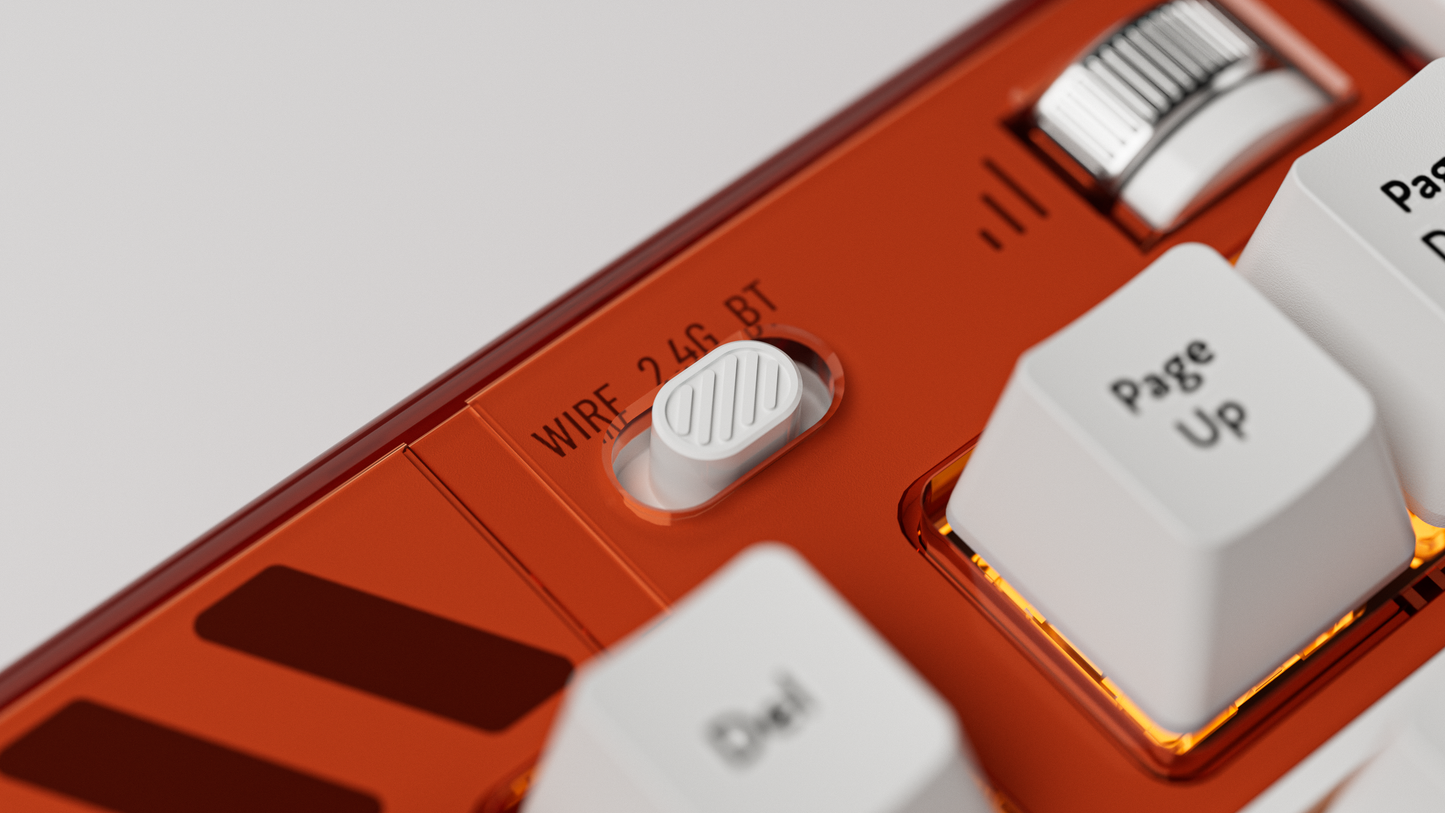 QwertyKey100 Apex Hotswap RGB Pixel Screen Bluetooth Gasket Mount Mechanical Gaming Keyboard