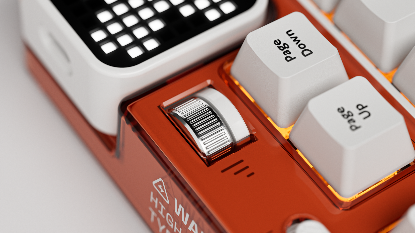 QwertyKey100 Apex Hotswap RGB Pixel Screen Bluetooth Gasket Mount Mechanical Gaming Keyboard