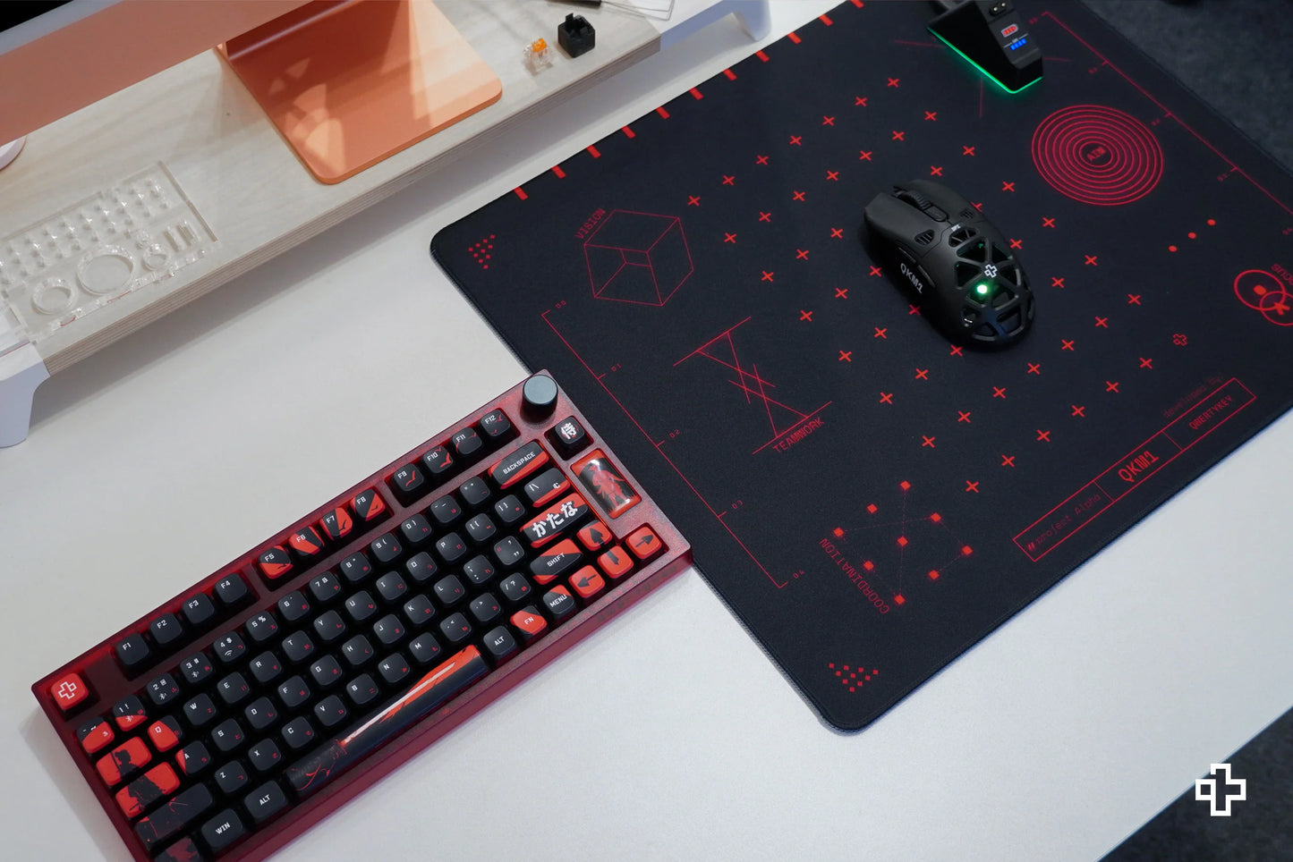 Mousepad QwertyKey QKM1 4mm stitched edges gaming