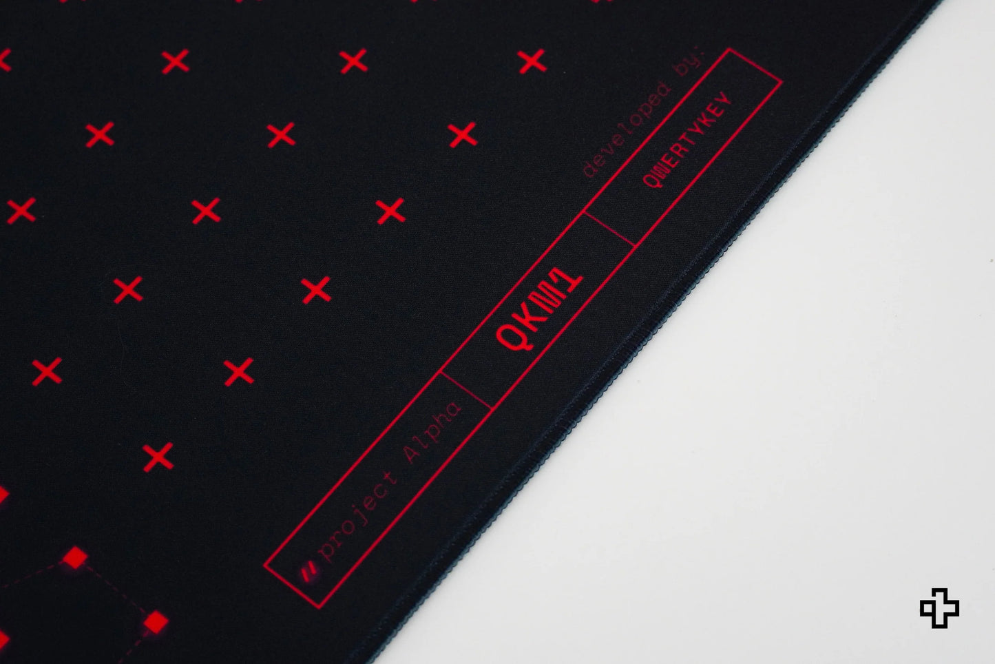 Mousepad QwertyKey QKM1 4mm stitched edges gaming