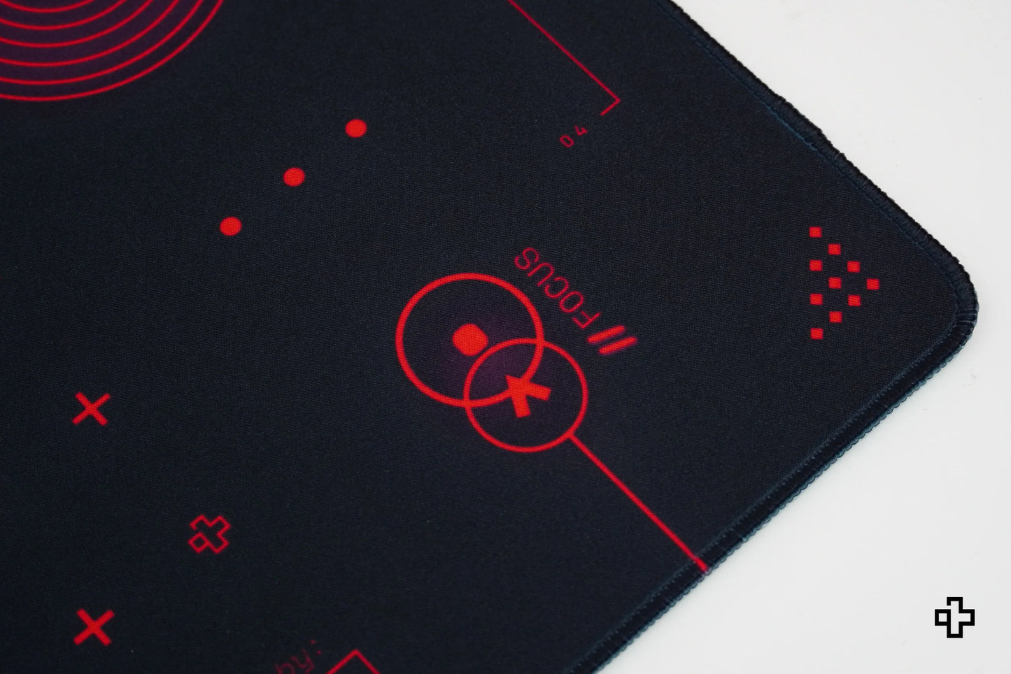 Mousepad QwertyKey QKM1 4mm stitched edges gaming