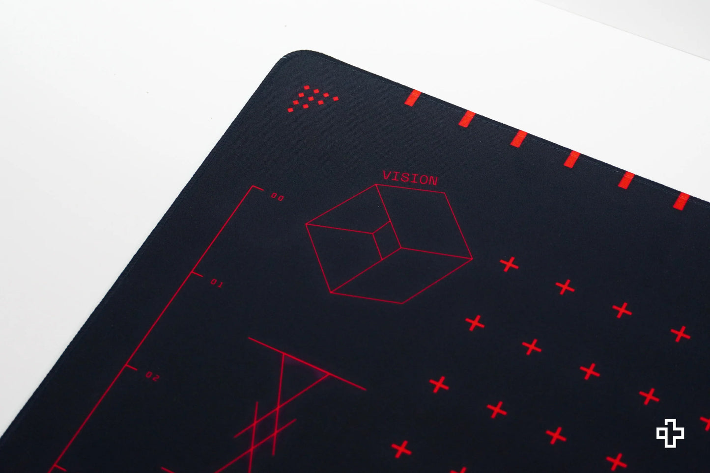 Mousepad QwertyKey QKM1 4mm stitched edges gaming