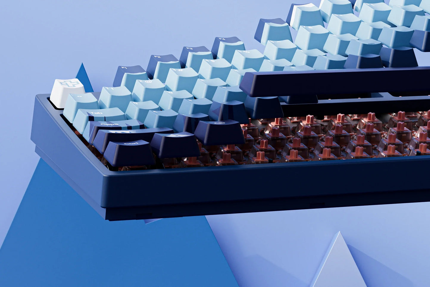 QwertyKey75 Carpathian Bluetooth Wireless Hotswap RGB VIA/QMK Gasket Mounted Gaming Mechanical Keyboard